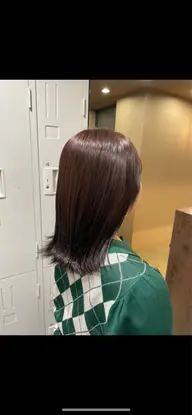 【ヘアケアカラー＆トリートメント🪽‪】レイヤーカット＋艶カラー＋Aujua4STEP✨✨