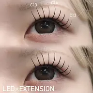 【アンドヘルシー🎀♡】 まつげパーマ×LEDフラットラッシュ​〜​100本 【指名料込】