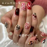 【オフあり】【個性派ネイルモニター】【アート10本】【お持ち込みデザイン】