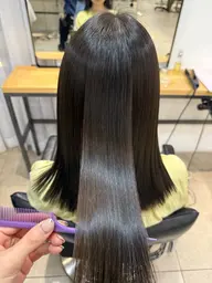 うる艶縮毛矯正＋ケアカラー＋オージュアクイックトリートメント