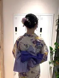 【 平日限定 】 浴衣着付け➕ヘアメ、ヘアアレンジ👘❤️