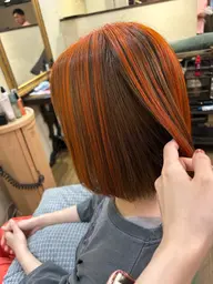 ⚡️🪽最先端トレンド🪽⚡️デザインカラー+1color+トステアトリートメント