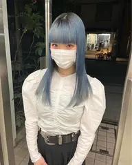 トリプルカラー (ケアブリーチ2回＋ケアカラー)ケアカラーでダメージを94%カット✨