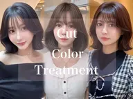 リタッチカラー+2stepトリートメント/￥5900