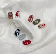 おすすめ🖤ハンド【オフなし】２本アート🖤 ¥6130　[八王子/パラジェル登録店]