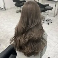 🤍🫒赤みが気になる方はこちら🫒🤍オリーブベージュやヘーゼルベージュ【赤み消しケアカラー＋コテ巻きスタイリング】