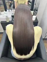 梅雨の時期に向けて明日からのドライヤーが楽になる髪質改善ストレート❕