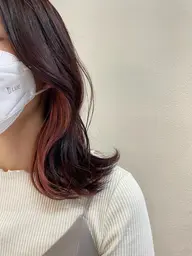 🌈新規　当日予約可🌈💐カット+インナーカラー/フェイスフレーミングカラー+クイックトリートメント💐