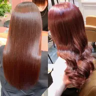 【暖色カラー限定🔴】イルミナカラーより低ダメージ❗️ツヤ感N.カラー+高保湿トリートメント✨