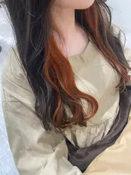 【限定価格!🌿】カット+カラー+インナーカラー(インナーの部分ダメージレスブリーチあり)