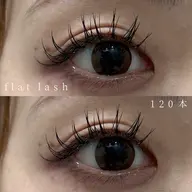 【マツエク】フラット50分付け放題