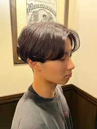 毛流れ大人パーマ