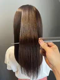 *髪質改善×酸性ストレート*【カット+ アミノ式美髪酸性縮毛矯正+アミノ酸髪質改善トリートメント+集中補修TR】