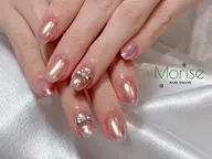 スピード＆技術向上メニュー💛自爪💕ミラーネイル