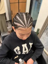 コーンロウハーフ 6本まで