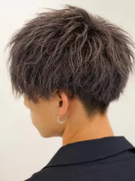 【男性限定】カット+ダブルカラー+プレTR→14000