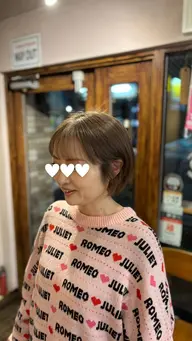 【ミニモ学割U24🐩💖】カット+ケアブリーチ+カラー※女性限定