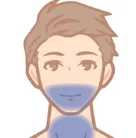 【人気No.1】処理から解放！青ヒゲ解消！【ヒゲ脱毛全部位】初回体験¥1,280