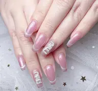 大人気💓チップ長さだしマグネットフレンチ+大きいパーツ2個