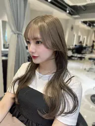 【⛄️期間限定🧣】韓国風カット＋ブリーチなしダブルカラー＋髪質改善4stepAujuaトリートメント🪄💖