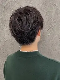 🚹メンズカット➕ポイントパーマ