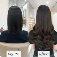 【🌺minimo限定🌺】ハイブリッドカラー＋最高級シャイニーエクステ80本＋エクステカット！