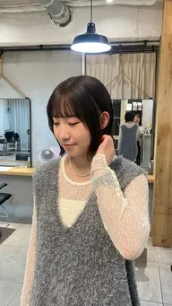 ぷつっとボブカット💇‍♀️➕Aujua quick treatment🥣