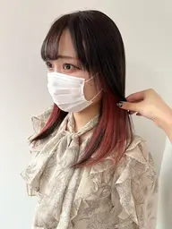 デザインカラー🕊‎ブリーチ ＋ カラー ＋ 高保湿トリートメント(インナーカラーやイヤリングカラーなど)