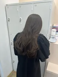 似合わせカット💇‍♀️+透明感カラー🌟+地毛風縮毛矯正+3stepトリートメント🫧‪