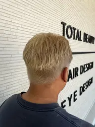 メンズカット+フルブリーチ+フルカラー