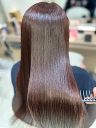 💚【ブリーチなし】ワンカラー➕髪質改善ハーフ