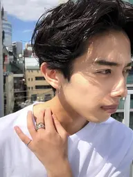 🔹メンズ限定🔷カット＆ニュアンスパーマ+眉カット_¥11000