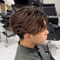 【18時or19時​〜​限定】本日限定‼️⭐️時短セット⭐️毛流れ作りたい方にオススメ🌀メンズニュアンスパーマ🌀