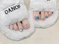 👣フット・120分つけ放題持ち込みデザイン7700円（デザイン6本まで)【初回ジェルオフ無料ケア込み】