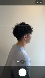 似合わせカット+メンズパーマ+トリートメント