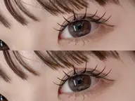 【オフなし】モチ×ぱっちり濃いめ💙ダブルフラットラッシュ60～80束(160本)3000円LED変更+500円