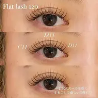 🩵フラットラッシュ120本つけ放題🩵オフ・美容液コーティング付