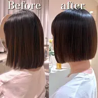【人気No.1✨】似合わせボブカット+Aujua  4step treatment🌈