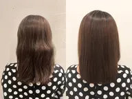 ･:*+.\((ナチュラルストレート 【うる艶】トリートメント付き))/.:+