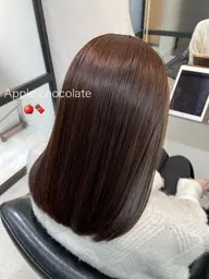 【🍒限定クーポン🍒】カット+透明感カラー+オーガニックトリートメント