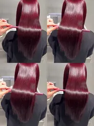 ブリーチなしダブルカラー＋バイカルテ3ステップトリートメント