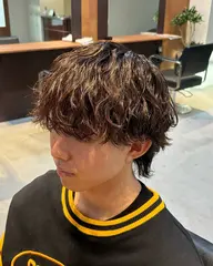 メンズカット＋特殊パーマ(波巻き、ツイスパ、シャドウパーマ)