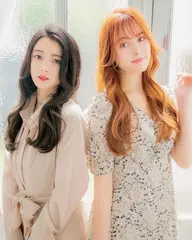 【🍫💗ご新規4月限定💗🍫】カット+透明感カラー+内部補修ナノスチームトリートメント✂️✨コテ巻き仕上げ付き💖