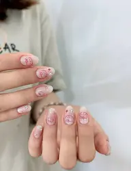 ワンカラー🩷キャラクターシール付け放題❣️￥4000