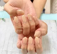 オフなしワンカラーネイル