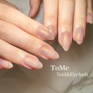 【トレンド人気✨】オーロラ・ミラーネイル｜うる艶仕上げ💕オフ込/パラジェル・フィルイン対応