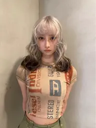 【ミニモ限定🎀】ブリーチ(リタッチ)+カラー+トリートメント(ケアブリーチ)🫧