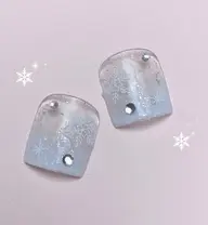 【ちょこっとパーツ🎀꒷꒦】フットバス付き🫧オフなしフットシンプルデザイン♥⊂･ω･ ⁿ