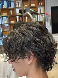 ⚡️シャドウパーマ・ルーズパーマいま流行りのパーマしたい方必見⚡️メンズカット+ツイストスパイラルパーマ+トリートメント