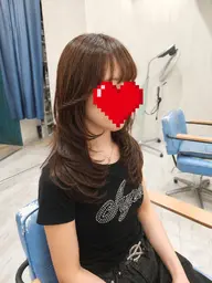 【5月限定💮】カット➕フルカラー➕クイック髪質改善トリートメント【心斎橋/なんば/難波/韓国ヘア/レイヤーカット】